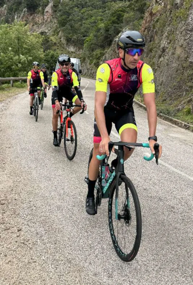 Cyclistes en action