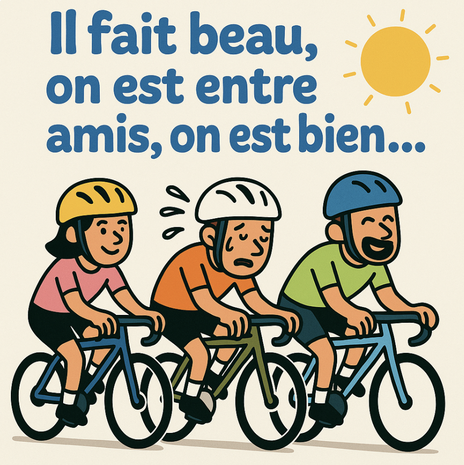 Il fait beau, on est entre amis