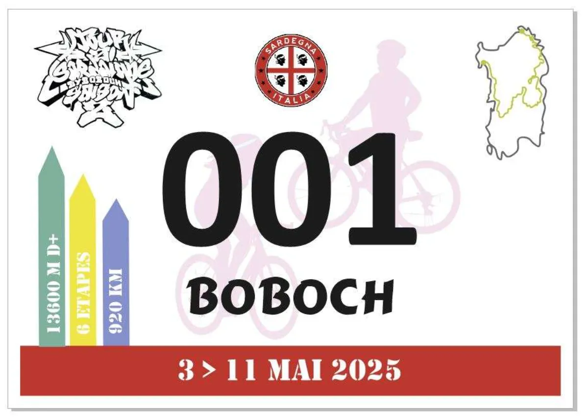 Dossard Boboch numéro 001